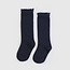 Little Stocking Co. Navy Lace Top Knee High Socks