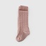 Little Stocking Co. Blush Cable Knit Tights