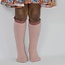 Little Stocking Co. Blush + Mauve Lace Top Knee High Socks