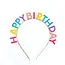 Great Pretenders Happy Birthday Multi-Colored Headband
