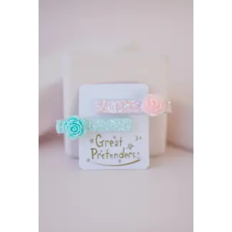 Great Pretenders Rosette Hair Clip, 2 piece