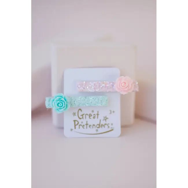 Great Pretenders Rosette Hair Clip, 2 piece