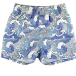 Ruffle Butts Ocean Camo Swim Trunks