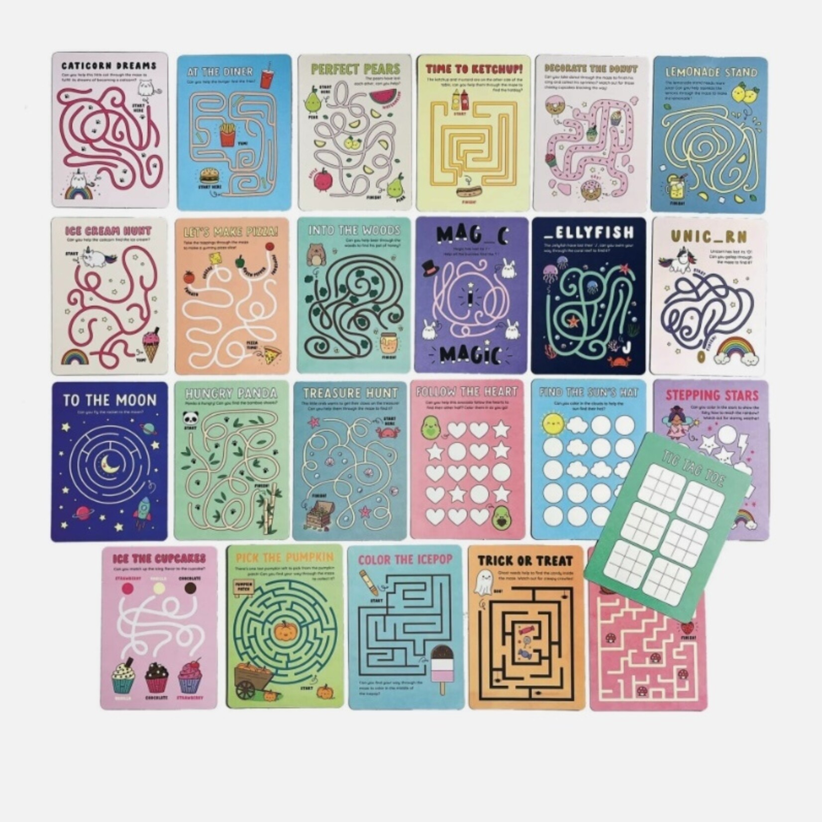 Ooly Mini Mazes Activity Cards