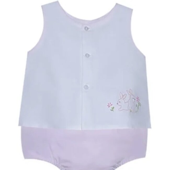 Baby Sen Pink Peyton Diaper Set (Bunnies)