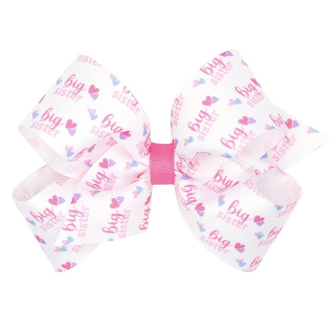 Wee Ones King Grosgrain Bow- Big Sister