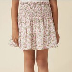 Hayden Girls Ditsy Floral Elastic Detailed Skirt