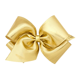 Wee Ones King Metallic Bow - Gold