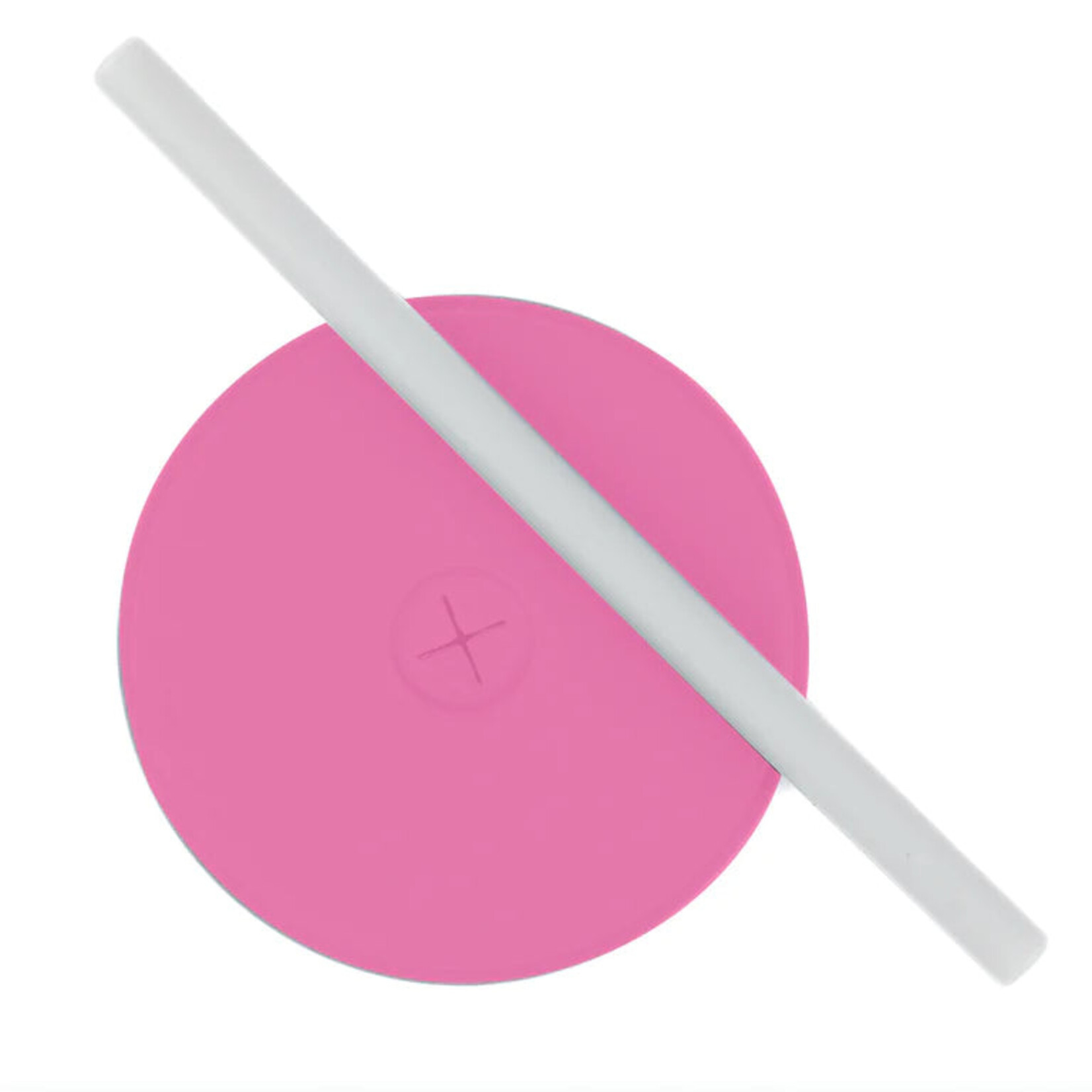 Bella Tunno Happy SIppy Straw and Lid - Hot Pink