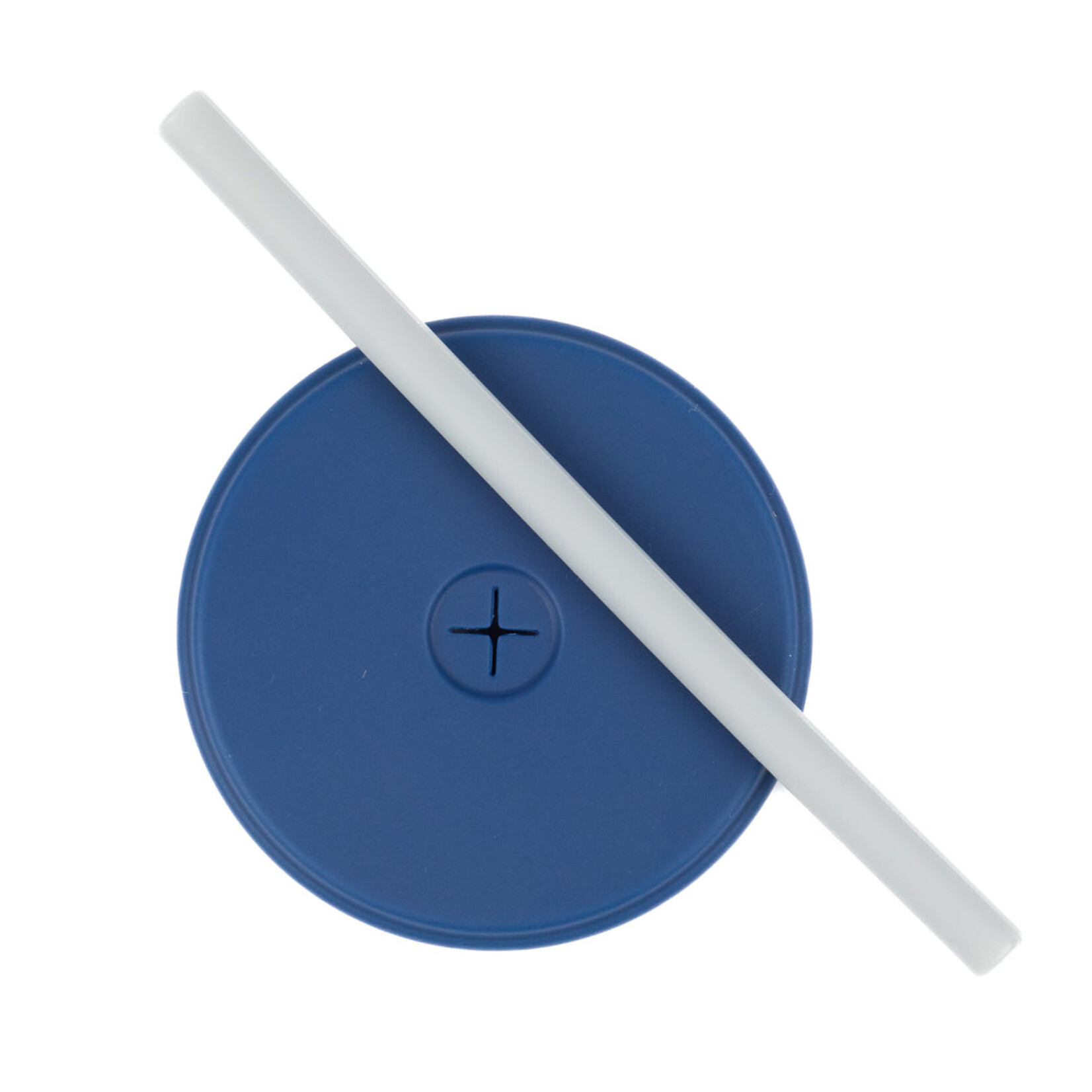 Bella Tunno Happy Sippy Straw and Lid - Navy