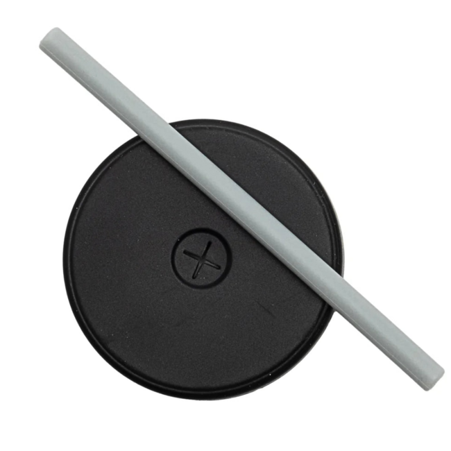 Bella Tunno Happy Sippy Straw and Lid - Black