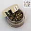 Kappa Alpha Theta Face Glitter - Black / Gold