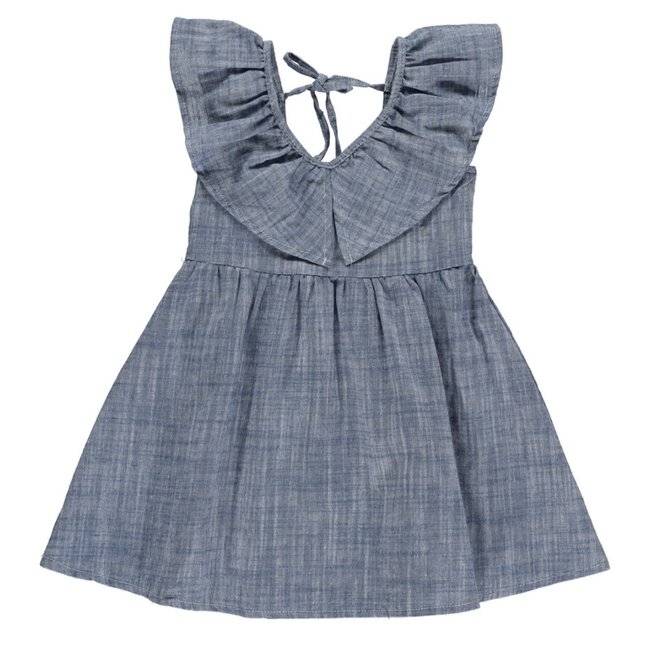 Vignette Harper Dress in Chambray (4T)
