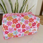 Elle Nicole Quilted Cosmetic / Pencil Bag - Retro Floral