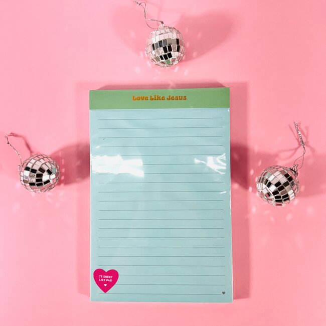 Taylor Elliott Designs List Pad - "Love Like Jesus"