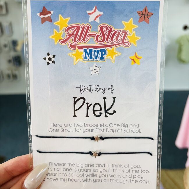 Geaux Magnolia PreK All-Star First Day of School Wish Bracelet Mommy & Me