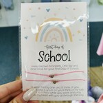 Geaux Magnolia Boho Rainbow Back to School Wish Bracelet Mommy & Me - Pink