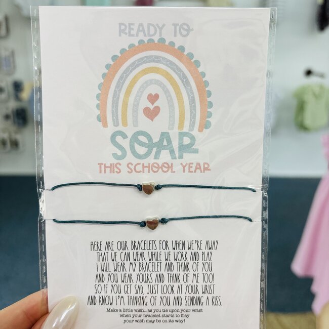 Geaux Magnolia Ready to Soar Back to School Wish Bracelet Mommy & Me