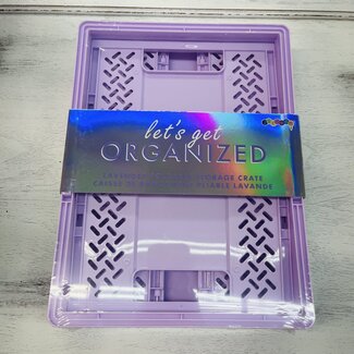 iScream Large Lavender Foldable Storage Crate