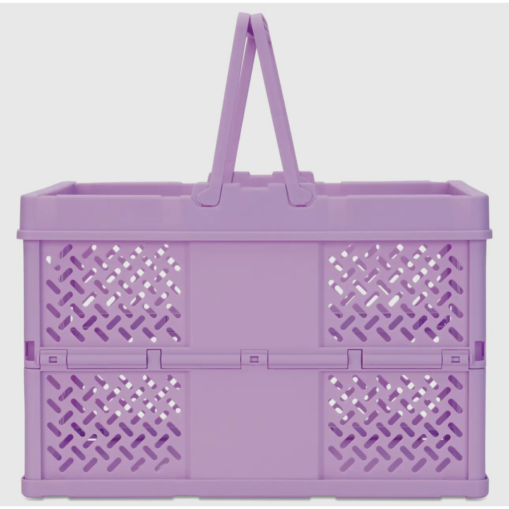 iScream Large Lavender Foldable Storage Crate