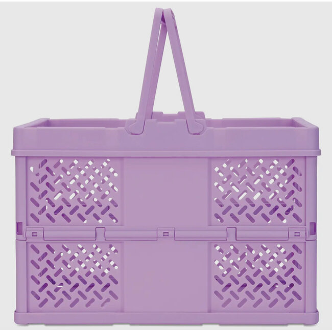 iScream Large Lavender Foldable Storage Crate