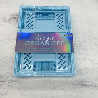 iScream Blue Foldable Storage Crate Small