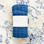 Little Unicorn Deluxe Muslin Swaddle Blanket - Blue Dusk