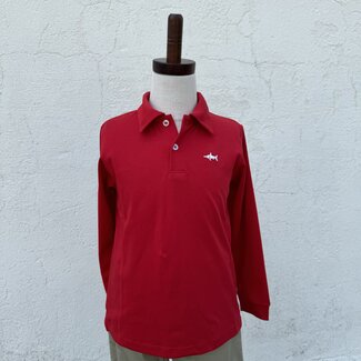 Saltwater Boys Signature Polo- Red