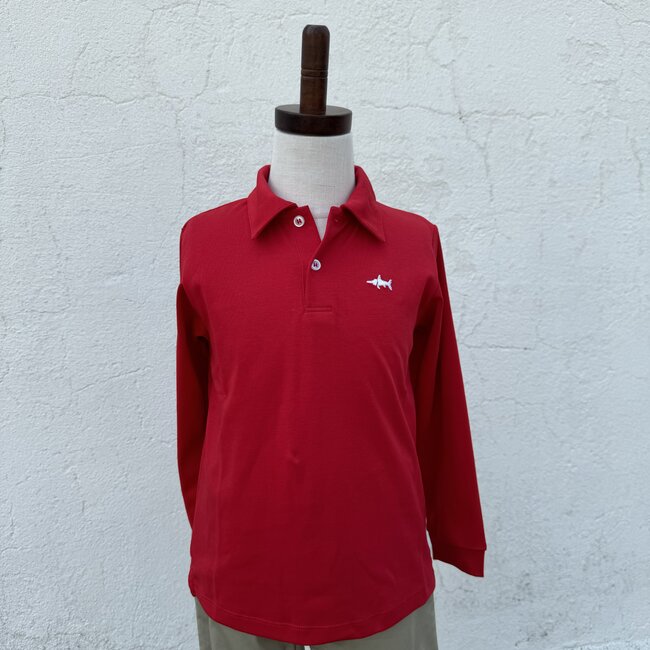 Saltwater Boys Signature Polo- Red