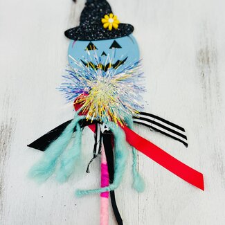 The Twinkled Twig Blue Pumpkin Wand The Twinkled Twig Blue Pumpkin Wand