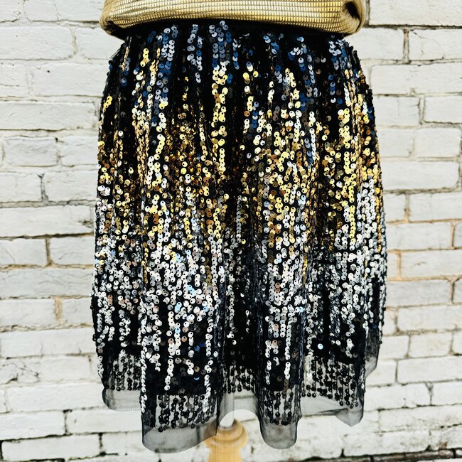 Molly Bracken Black Knitted Skirt