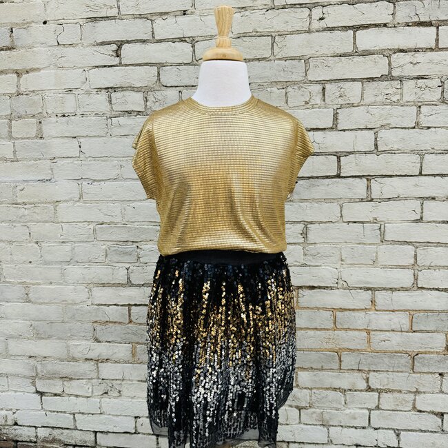 Molly Bracken Black Knitted Skirt