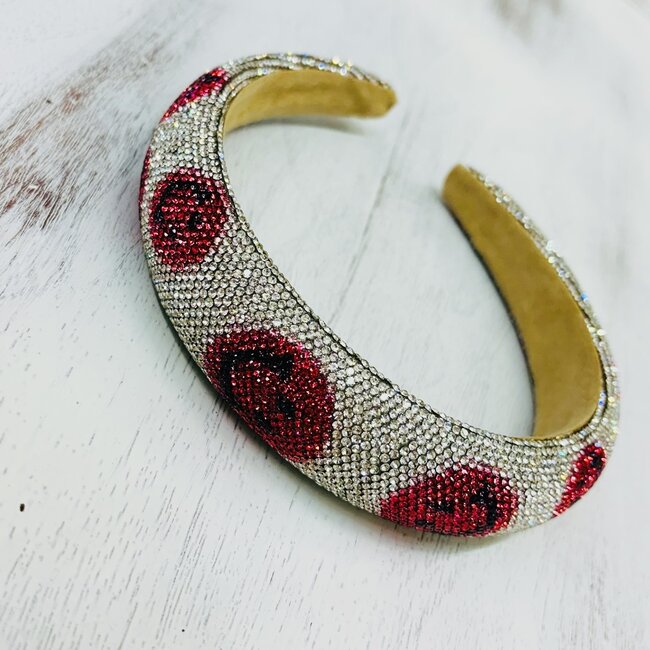 Happy Rhinestone Headband