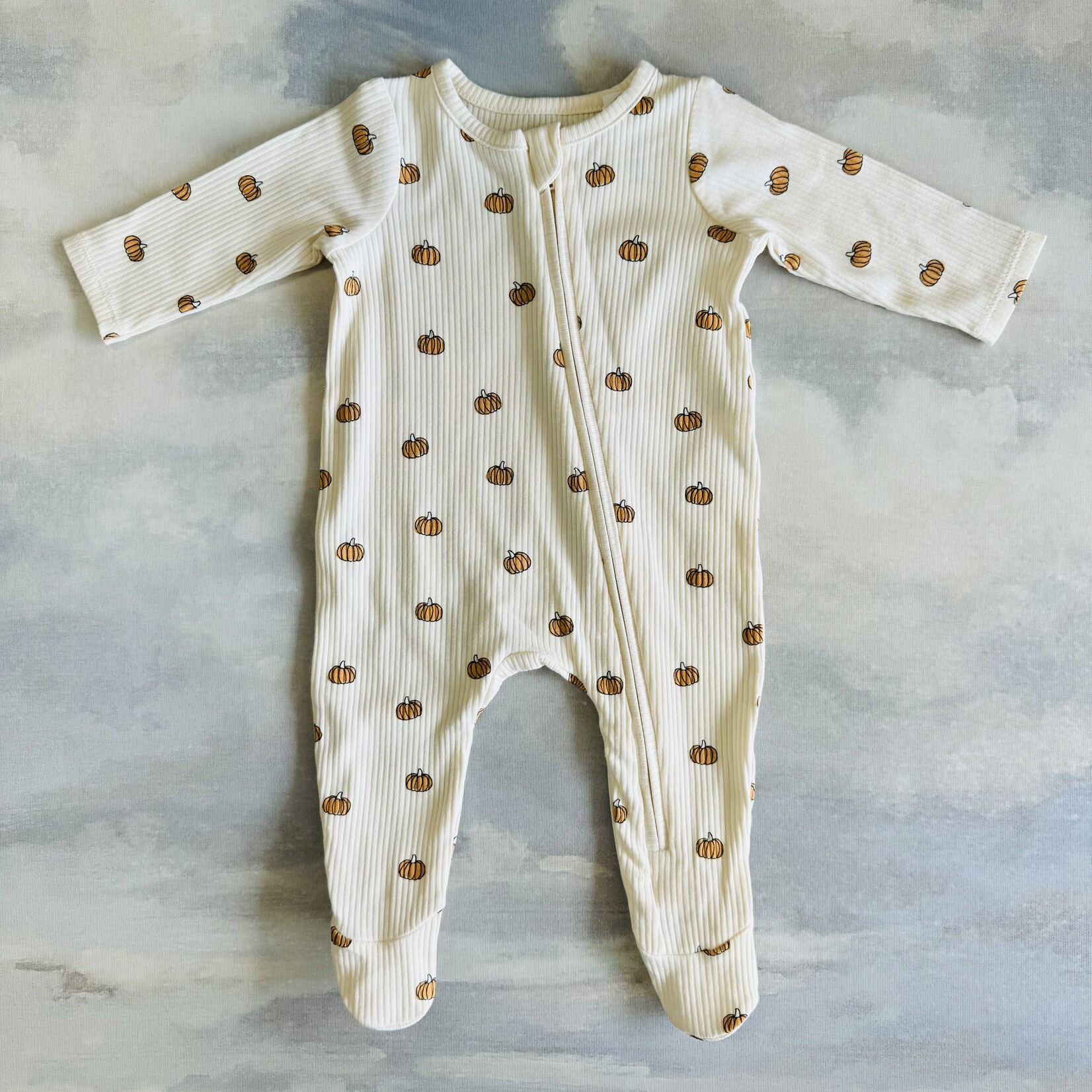 Mud Pie Ditsy Pumpkin Sleeper
