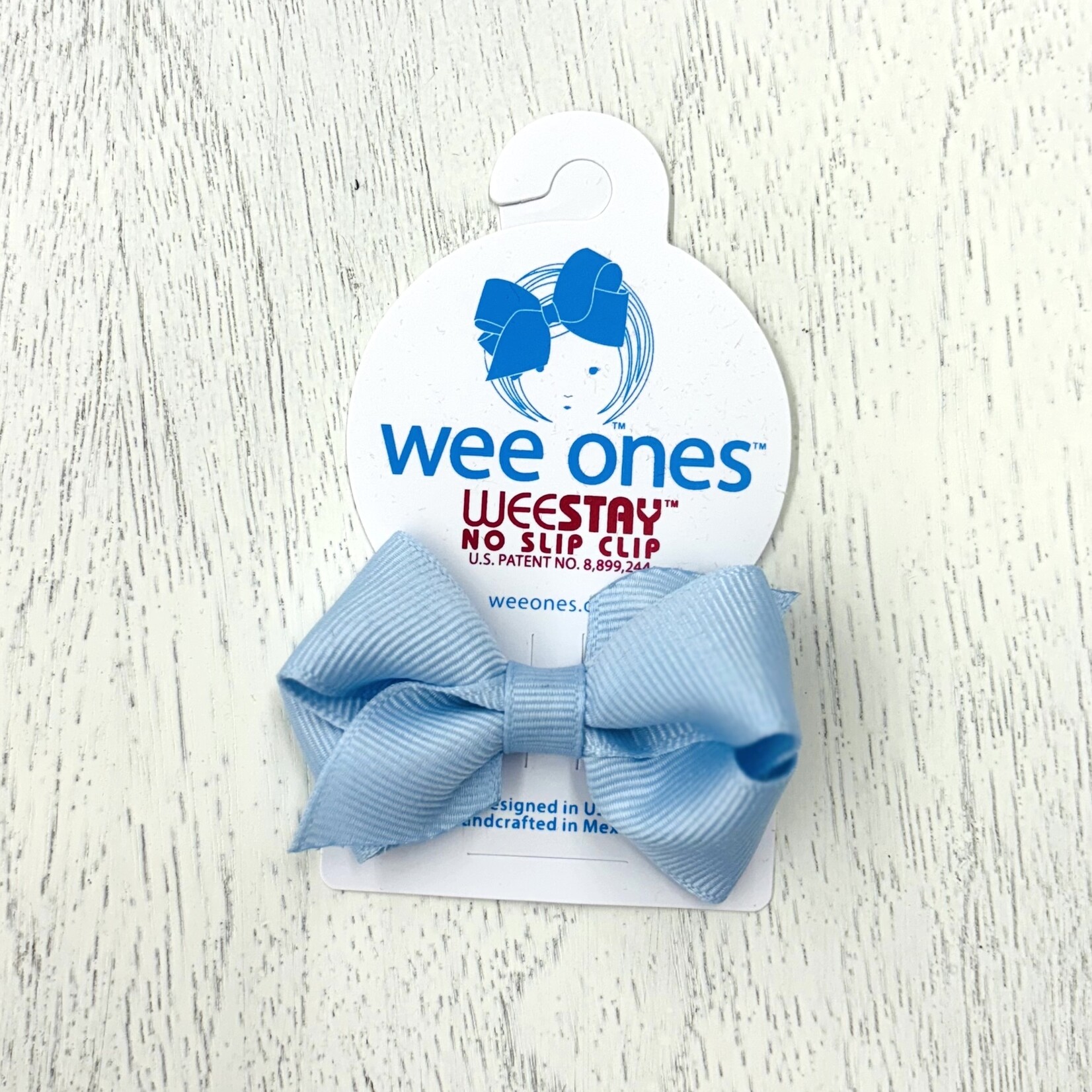 Wee Ones Wee Grosgrain Bow - MILLENNIUM BLUE