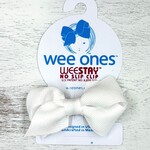 Wee Ones Wee Grosgrain Bow - WHITE