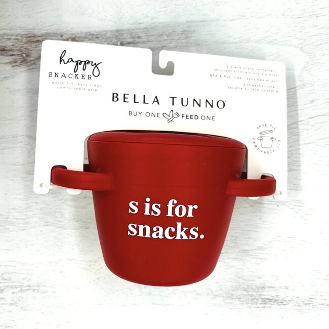 Bella Tunno S is for Snacks Happy Snacker