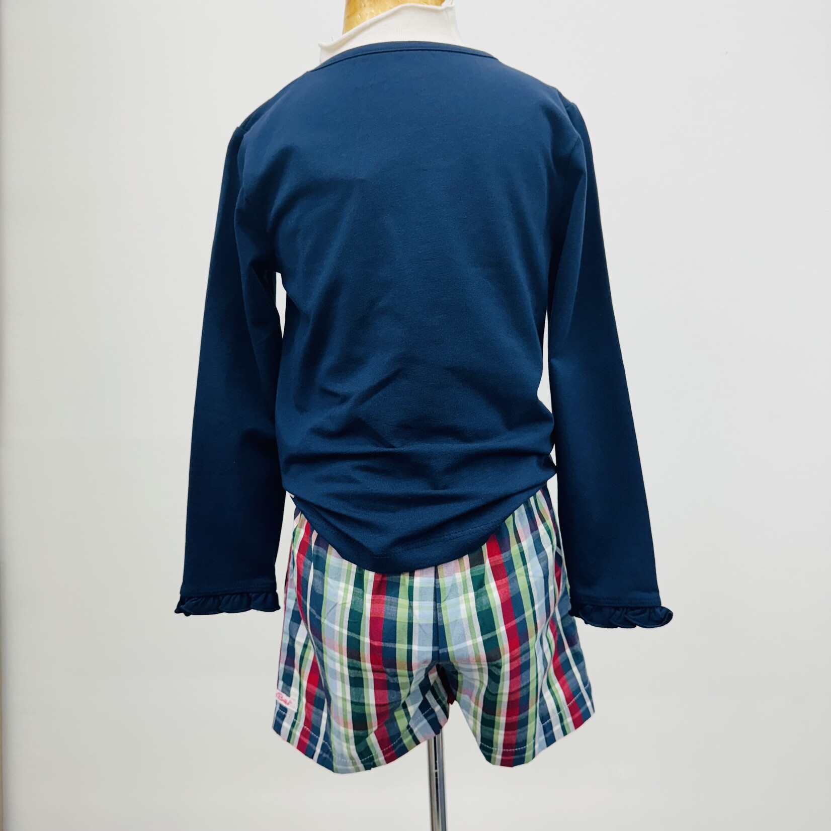 Ruffle Butts Prep Plaid Wrap Skort