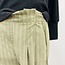 Hayden Girls Pleated Front Striped Wide Leg Pants - Olive