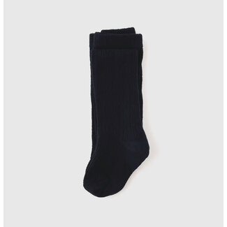 Little Stocking Co. Black Cable Knit Tights