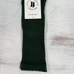 Little Stocking Co. Scalloped Fancy Knee High Socks- Forest