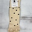 Little Stocking Co. Vanilla Dot Lace Top Knee High Socks