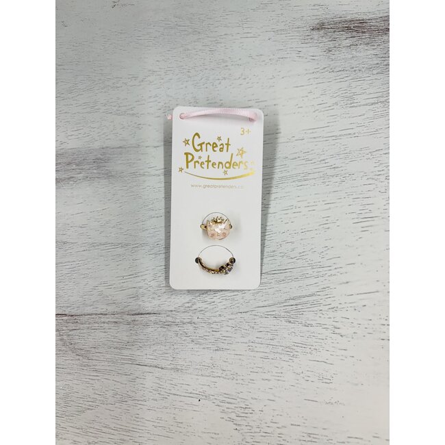 Great Pretenders Kitty Love Ring Set (2pc)