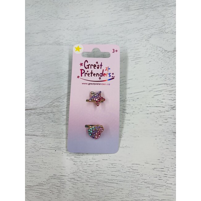 Great Pretenders Dreams of Love Spinner Rings (2pc)