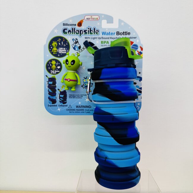 Hot Focus Camo Collapsible Water Bottle (16 fl.oz.)