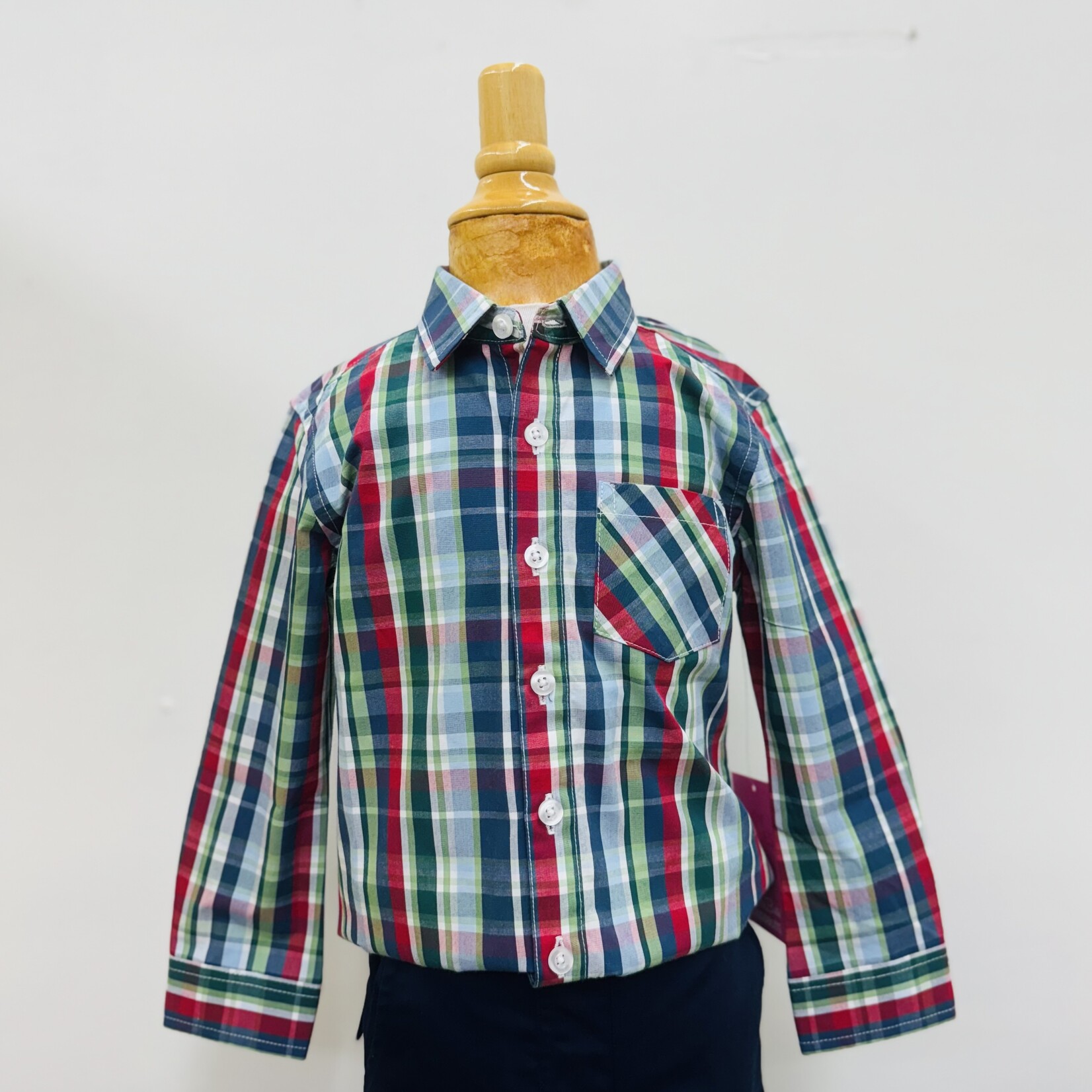 RuggedButts Button Down Shirt Prep Plaid
