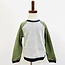 RuggedButts Raglan Sweatshirt Heather Gray Color Block