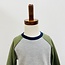 RuggedButts Raglan Sweatshirt Heather Gray Color Block