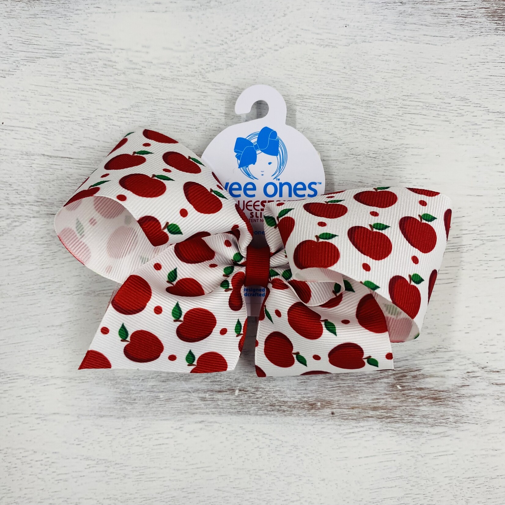 Wee Ones King Apple Print Bow