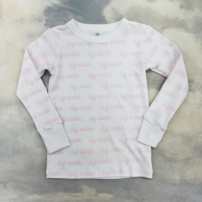 Magnolia Baby Big Sister Long Sleeve Pajamas